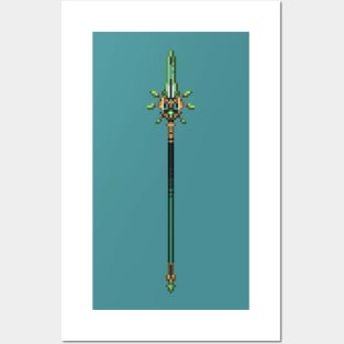 Primordial Jade Winged Spear Posters and Art